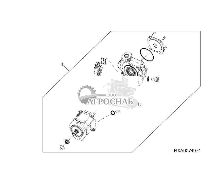 Комплект уплотнений гидронасоса 